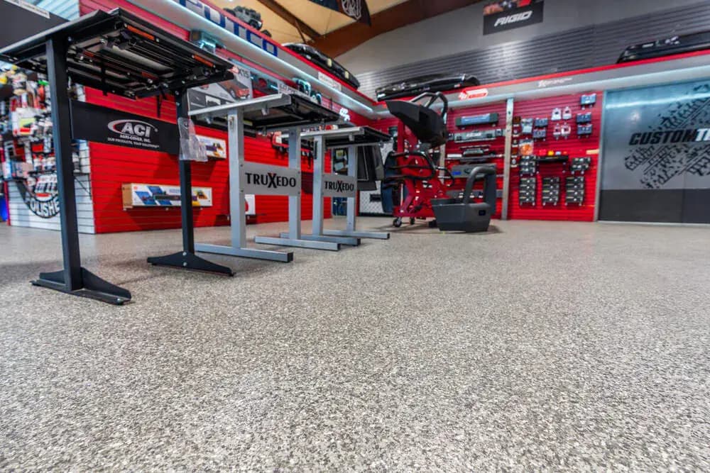 Warehouse floor coating