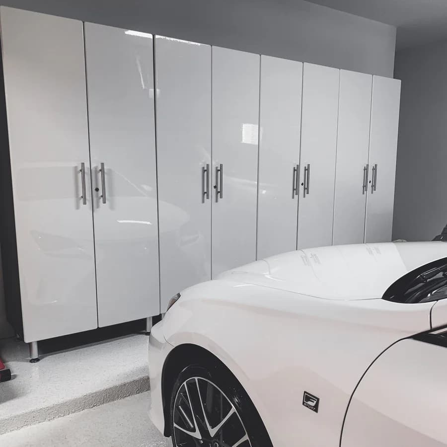 Professional garage storage cabinet system